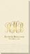 Fancy Script Monogram with Text Guest Towels Image 1 of 4